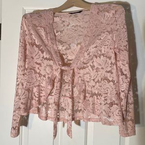 This is a blush pink shawl. There’s pretty not much else to say about it.